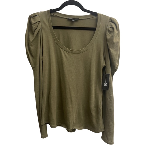 🌺 SOLD NWT INC International Concepts Puff Sleeve Top - Picture 2 of 7